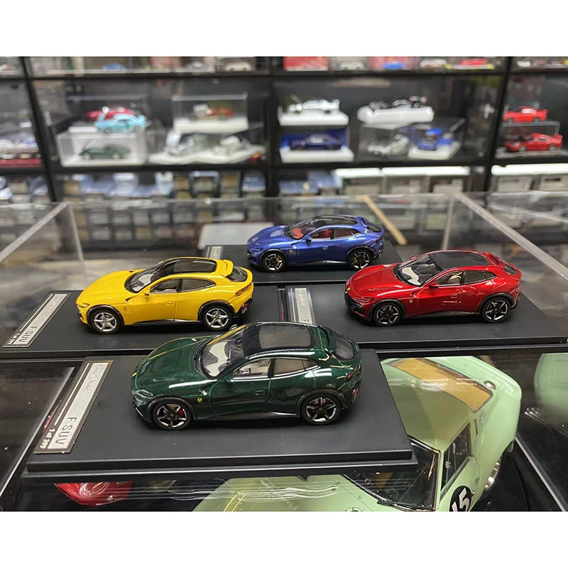 Diecast Model Car Funny Model 1/64 Ferrari Purosangue V12 SUV FUV Car ModeI Ferrari Play Vehicles Original Box 6