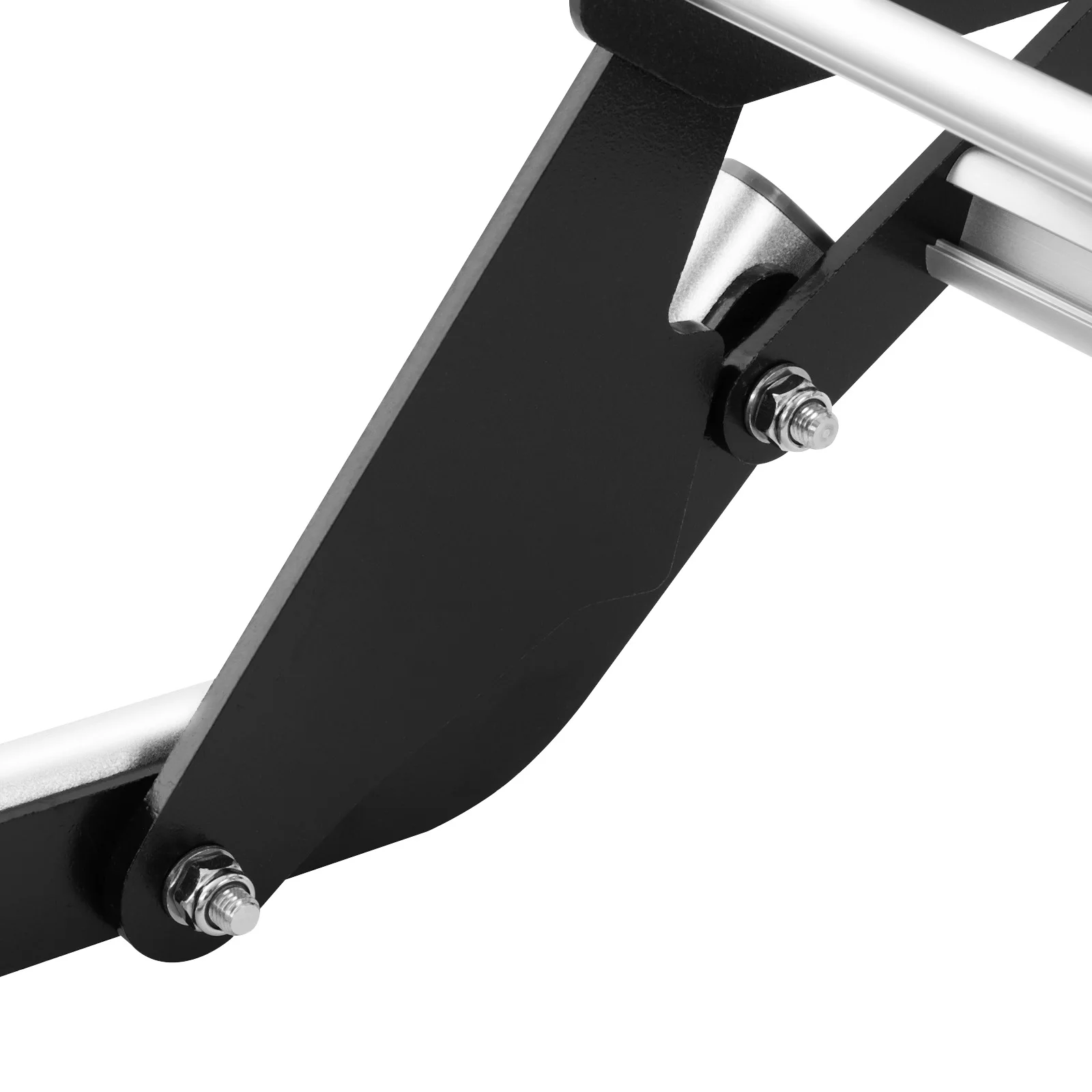 Manuelle Wohnmobil-Treppe, zusammenklappbar, 150 kg Fassungsvermögen, Konstruktion aus Aluminium und Stahl, rutschfestes Gummi, für Wohnmobil-Reisen – Detail 17