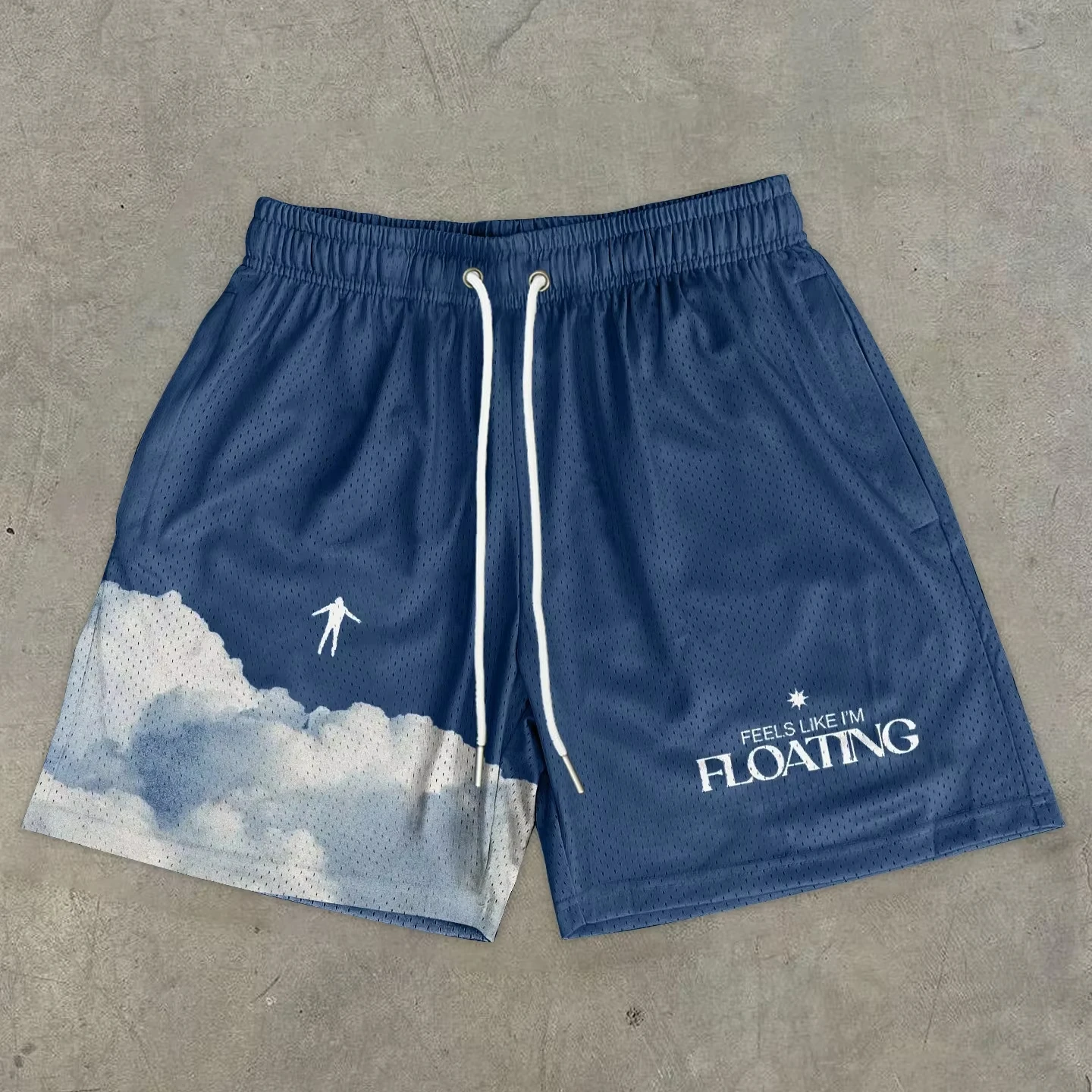 Neue Vintage-Stilvolle Shorts mit Grafik-Design, die wie Schweben fühlen, Lässige Streetwear-Shorts, Atmungsaktive Schnelltrocknende Shorts für Fitness und Laufen