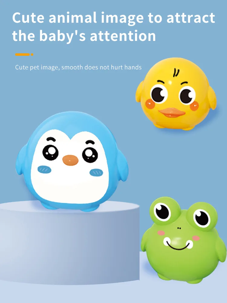 【Sleek】 Cute Penguin Knock Ice Cube Breaking Board Game Save Frog Parent-Child Interactive Game Thinking Training Toy.