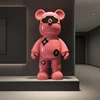 Light Luxury Pink Violent Bear Floor Decoration Living Room Sofa TV Cabinet Piggy Bank Creative Gift Sunglasses Sculpture 5