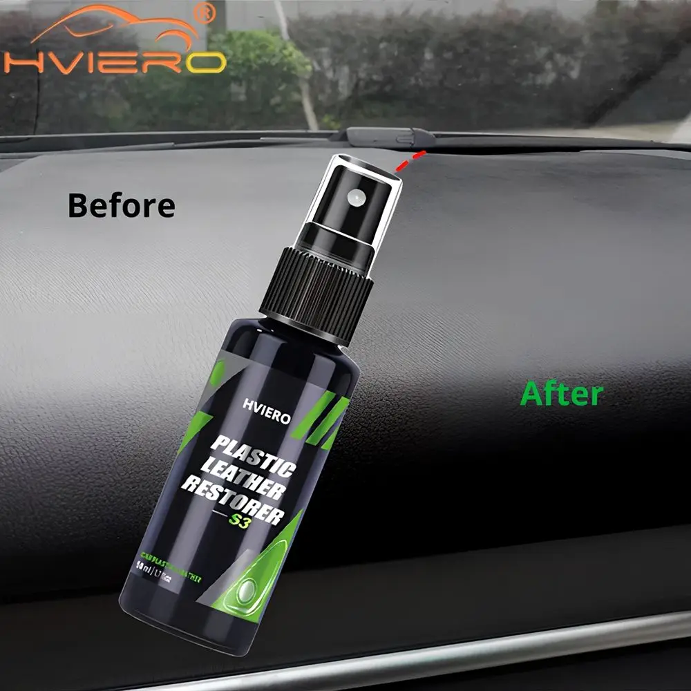 Car Interior Plastic Renovator Restorer Foam Cleaner Spray 50/100/300ml