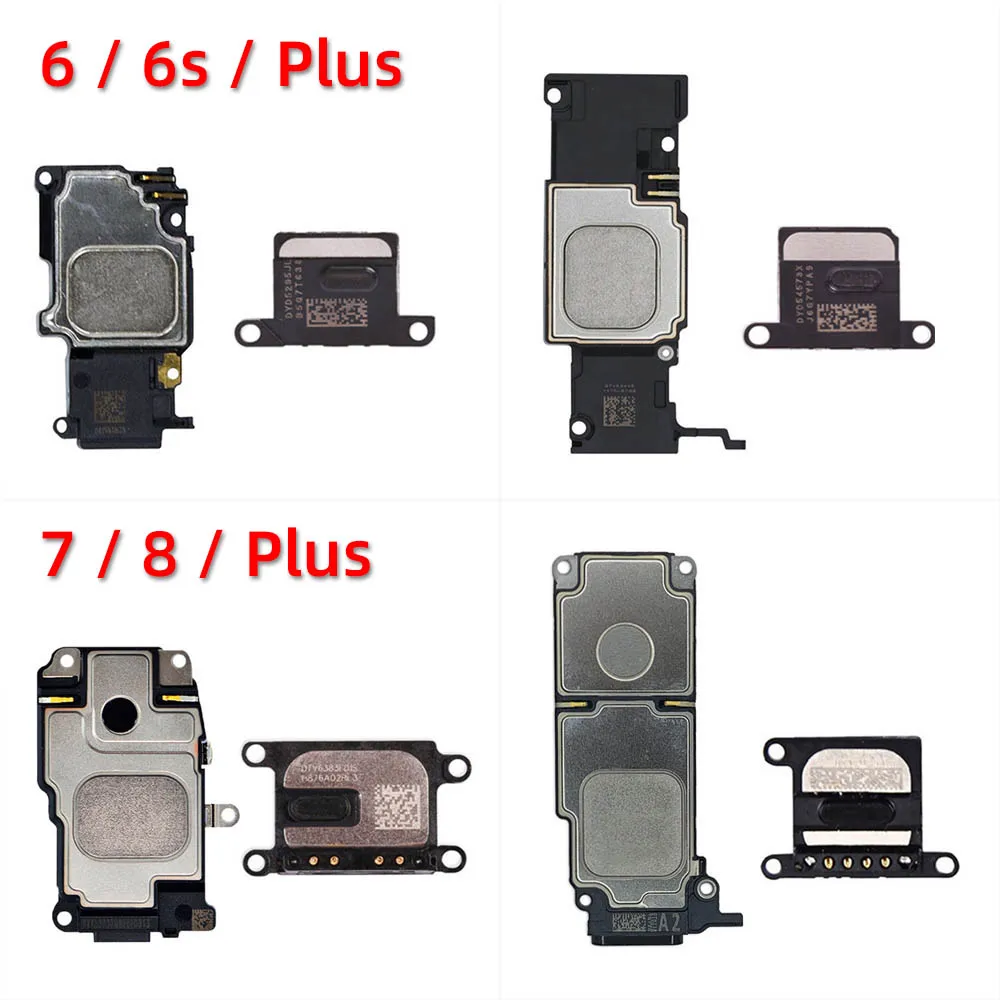 

AiinAnt Top Ear Earpiece For iPhone 8 6 6s 7 Plus 5S SE Bottom LoudSpeaker Ringer Loud Speaker Flex Cable Phone Repair Parts