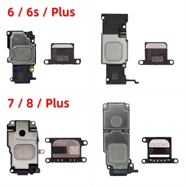 Orijinal üst kulak iPhone için kulaklık 8 6 6s 7 artı 5S SE alt hoparlör  zil sesi hoparlör Flex kablo telefon tamir parçaları - AliExpress