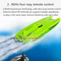 53CM Large 40KM/h High Speed Remote Control RC Racing Boat 150M 2 way Navigation Waterproof Dual Body Electric RC Speedboat Toy 2