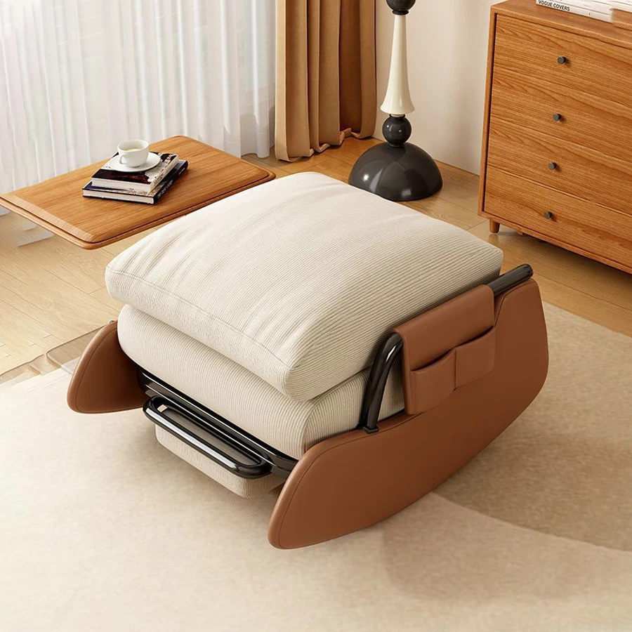 Rocking Chair Balcony Home Technology Cloth Rocking Chair Living Room Leisure Rocking Chair, Modern Rocking 6