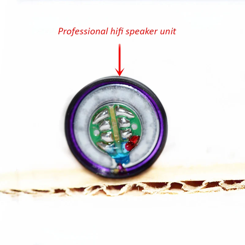 15.4mm 130 ohm Headphone HiFi Loudspeakers Beryllium Speaker unit for MX500 DIY with Shell Cases 108dB/W