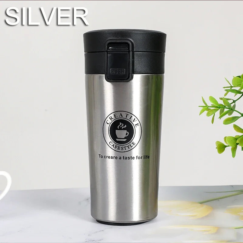 Stainless Steel Vacuum Flask - كوب حراري حافظ للحر...