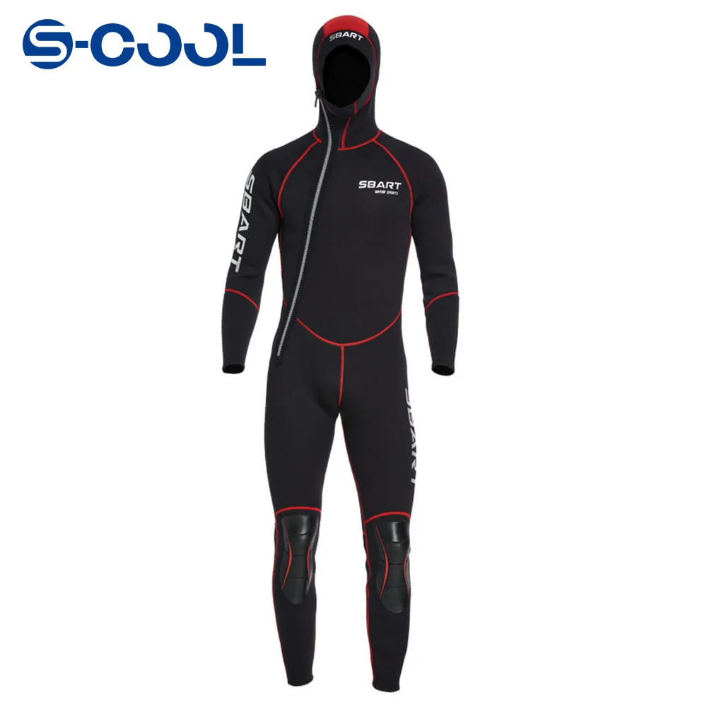 Premium Neoprene Wetsuit 3mm Men Scuba Diving Thermal Winter Warm Wetsuits Full Suit Swimming Surfing Kayaking Equipment Black