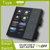 3.5 Inch Smart Wall Switch Touch Screen 4Groups Switch 8-Way Scene Radar Sensor Dimming Switch Curtain Tuya Zigbee Custom Switch