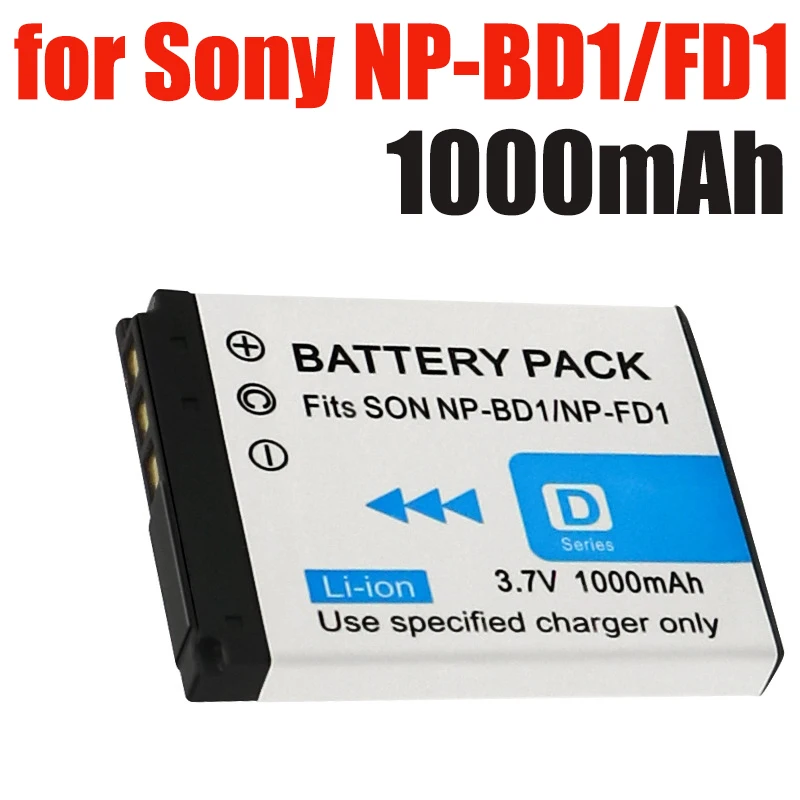 1 Pz Np-Bd1 Np Bd1 Batteria Della Fotocamera Per Sony Cyber-Shot Dsc-G3 Dsc-T2 Dsc-T70 Dsc-T75 Dsc-T77 Dsc-T90 Dsc-T200 Dsc-T300 Dsc-T500