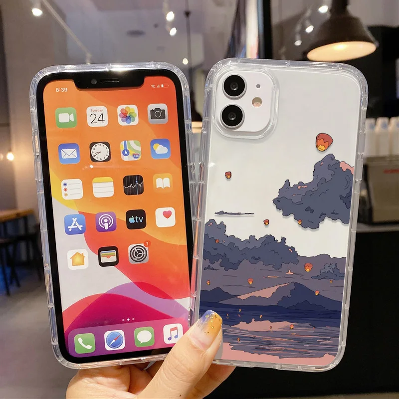 Anime Scenery iPhone Case - Vibrant Design Protective Cover