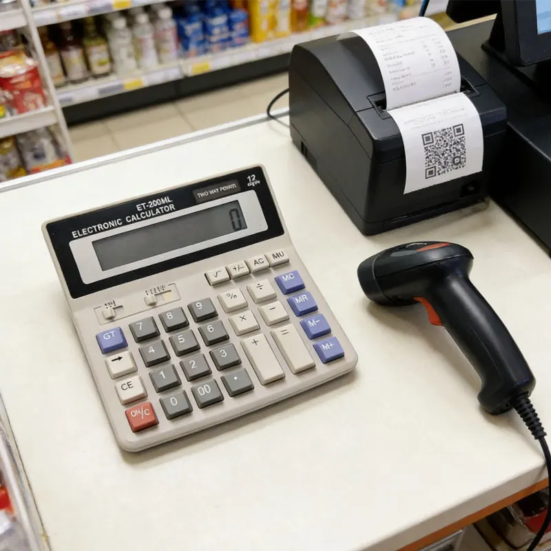 수학 계산기 12자리 전자 계산기 교구 귀여운 계산기 학습 자료 사무용품