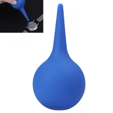 

ROSENICE Air Blower Pump Dust Cleaner Rubber Suction Ear Syringe Bulb Ear Washing Squeeze Bulb Laboratory Tool (Blue)