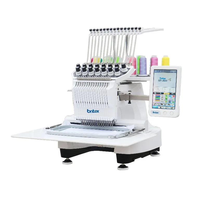 Single Head 15-Pin Computerized Embroidery Machine 3