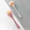 Bling Nail Dust Bush Glitter Soft Remove Dust Collector Powder Cleaning Nail Brushes With Diamond Manicure Accessories Tools Set 2