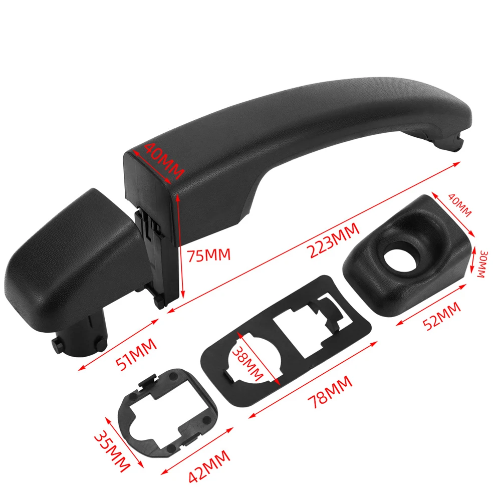 ? 1 세트 르노 마스터 용 외부 슬라이딩 도어 핸들 Vauxhall For Movano For Vauxhall For Nissan 2010-2016 806073022R