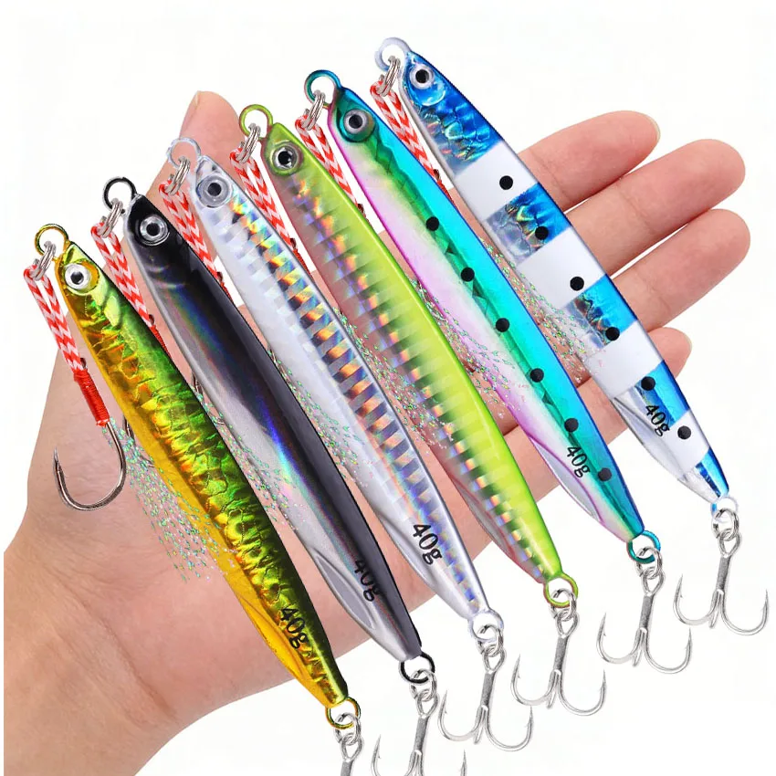 Premium Shore Jigging Spoon - Versatile Seabass Lure and Artificial Bait