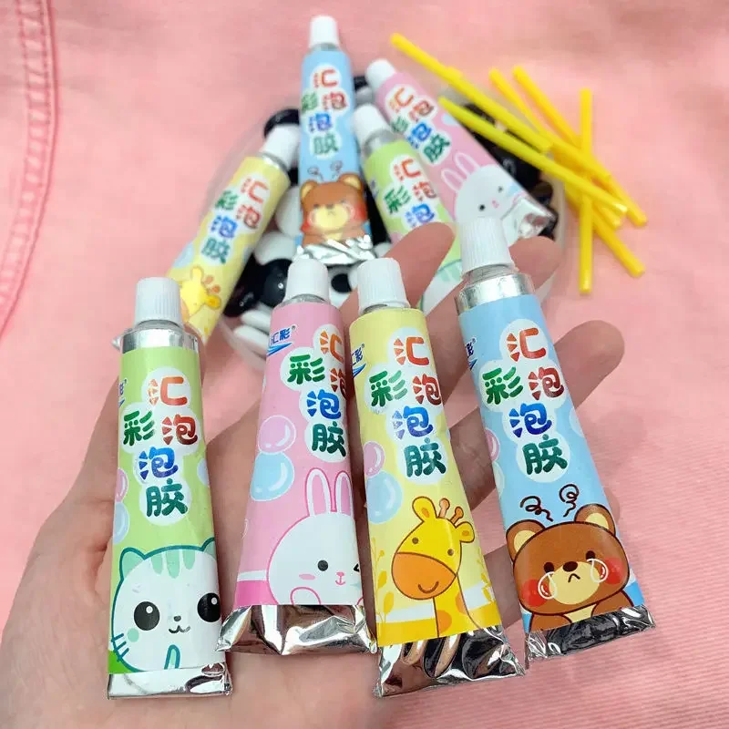 Safe Magic Bubble Glue Blowing Balloons Space Balloons Colorful Bobble Toys Outdoor Fun Children's Toys Are Not Easily Broken 5