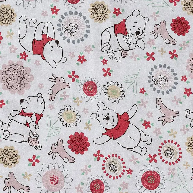 Szélesség 1,1 Méter Disney Winnie A Micimackó Pamutszövet Szöveti Varráshoz Foltvarrás Szövet Kézimunka Diy Patchwork - Image 6