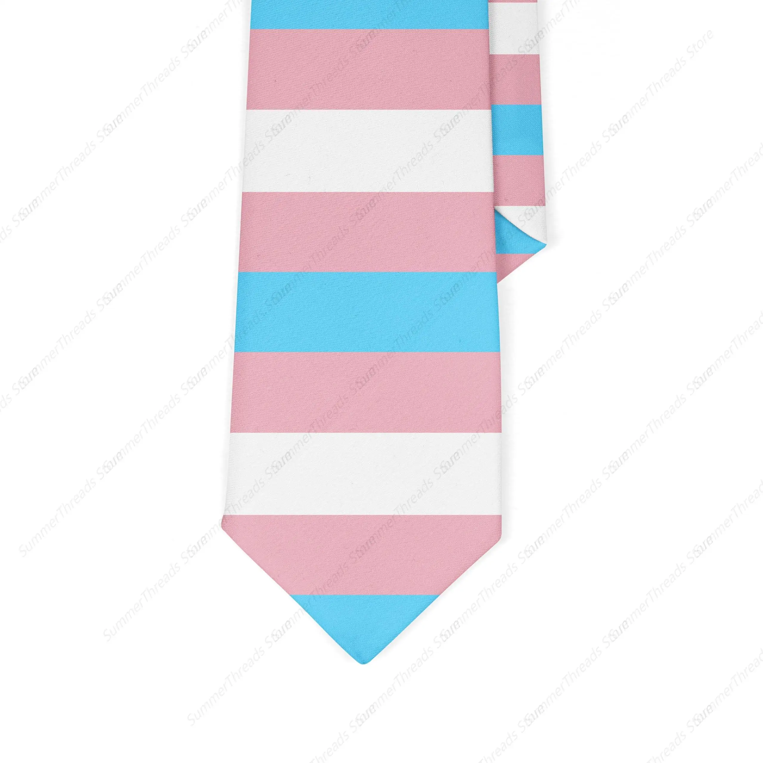 Men's Neckties Transgender Pride Print Neckties for Men Fashion Funny Tie,Novelty Neck Ties for Every Outfit Pride Day