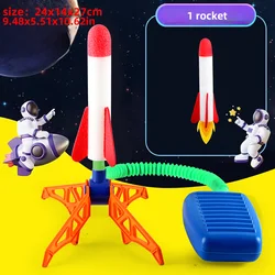 Rocket Launcher Stomp Game - Outdoor Family Fun & Birthday Gift (1 rocket)
