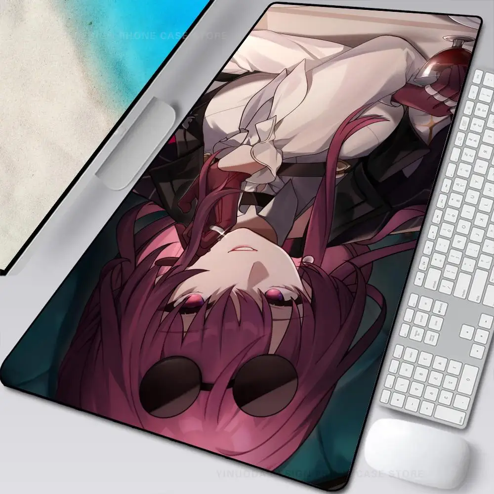 

Anime Honkai Star Rail Kafka Mouse Mat Desk Mat with Pad Gaming Accessories Prime Gaming XXL Keyboard Pad Stitch Padding Mat