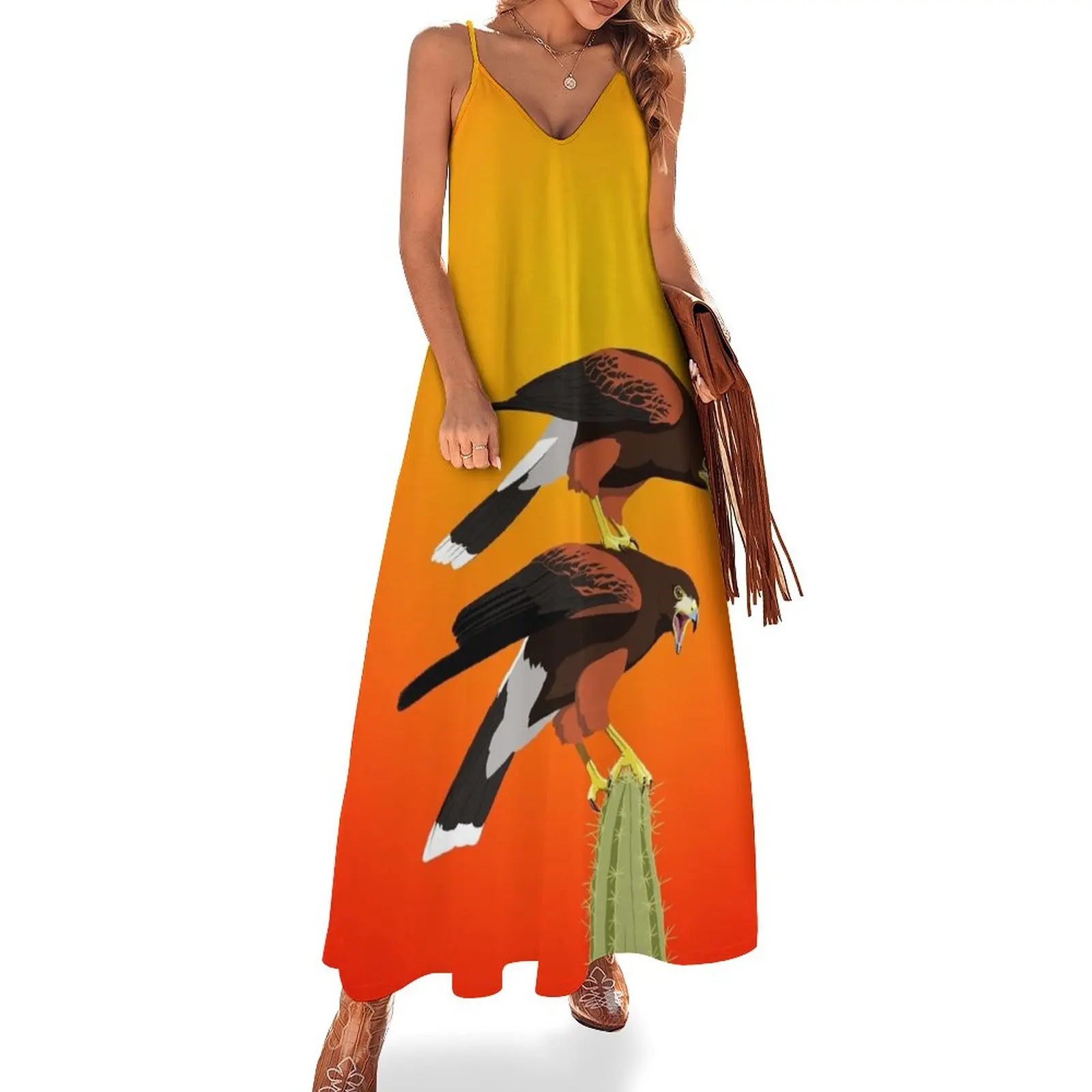 

New Harris's Hawk Sleeveless Dress ceremony dresses sensual sexy dress for women Dress for pregnant women Dresses gala