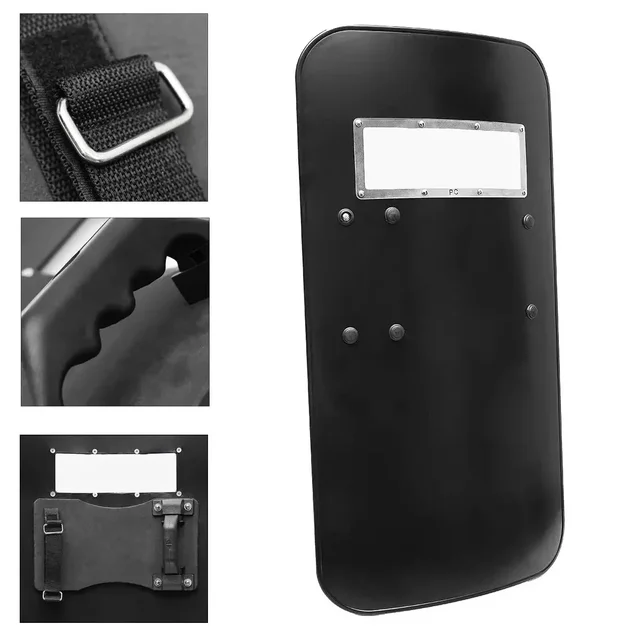 Self Protection Shield Hand-held Anti Riot Safurance Handheld PC Plastic Tactical Shield For Security Defense Protect 1