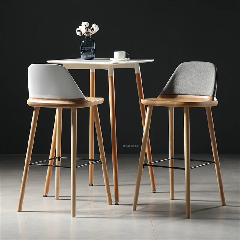 Tanio Nordic stolik barowy z litego drewna krzesło