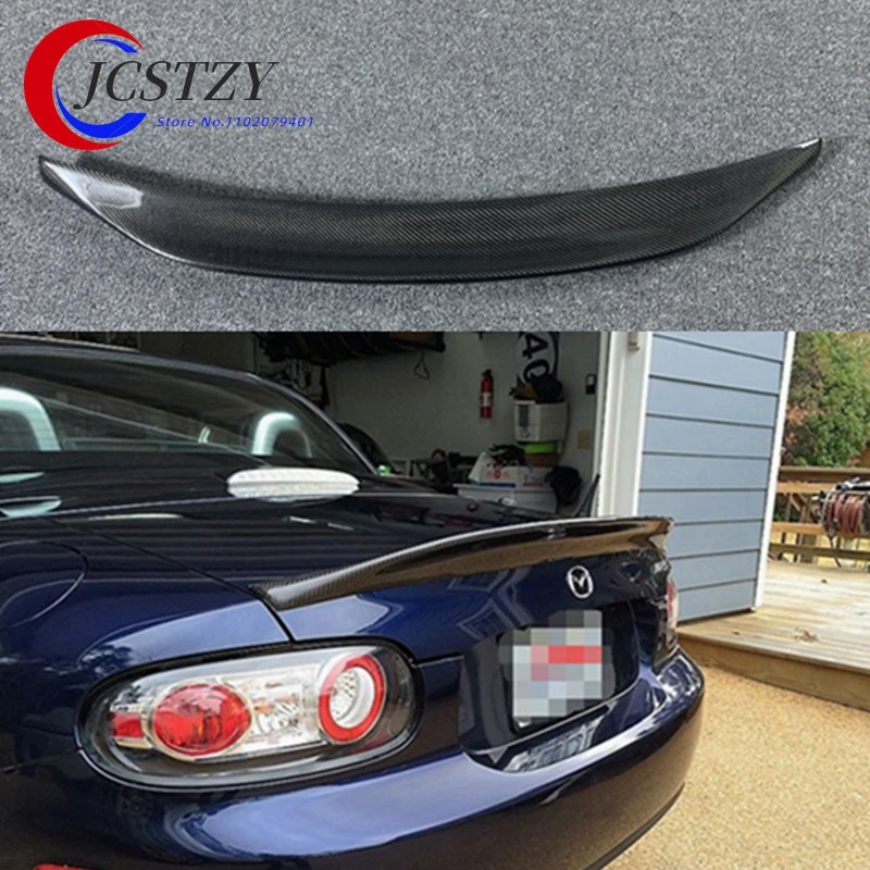 Per Mx5 Nc Ncec Roster Miata Epa Tipo 3 2009-2015 In Fibra Di Carbonio Posteriore Tronco Spoiler Coda Boot Lip Wing (Prht Hard Top Solo)