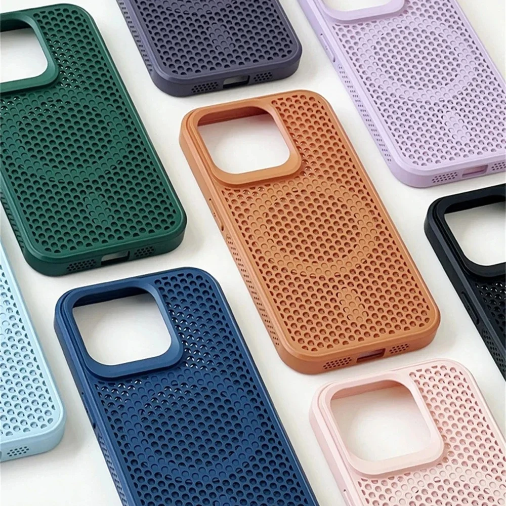 Ultra-Thin Magnetic Mesh Case with Heat Dissipation and Shockproof Matte Finish