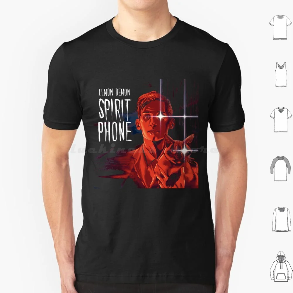 Lemon Demon Spirit Phone T Shirt Uomo Donna Bambini 6Xl Lemon Demon Spirit Phone Neil Cicierega Music Cabinet Man Lemon Demon Touch