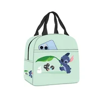 Stitch Lunch Bag Waterproof Insulation Bag Student Office Worker Lunch Bag Aluminum Foil School Bag Mochila 6