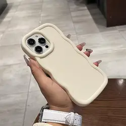 Cover in silicone bumper ondulato di colore solido Candy