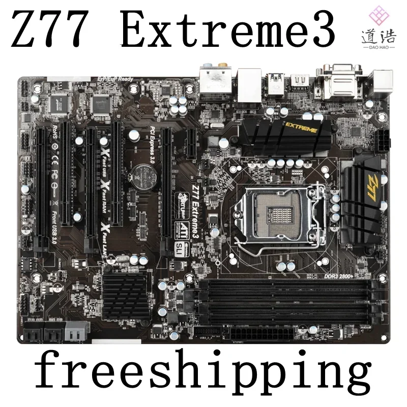 For Asrock Z77 Extreme3 Motherboard 32GB LGA 1155 DDR3 ATX Z77 Mainboard 4 For Asrock Z77 Extreme3 Motherboard 32GB LGA 1155 DDR3 ATX Z77 Mainboard - Image 2