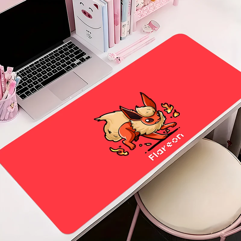 900x400 Mouse Pad Deskmat Laptop P-pokemon Eevee Office Mousepad Desk Decor Extended Mouse Pad Pc Keyboard Mat Oversize Desk Pad 4