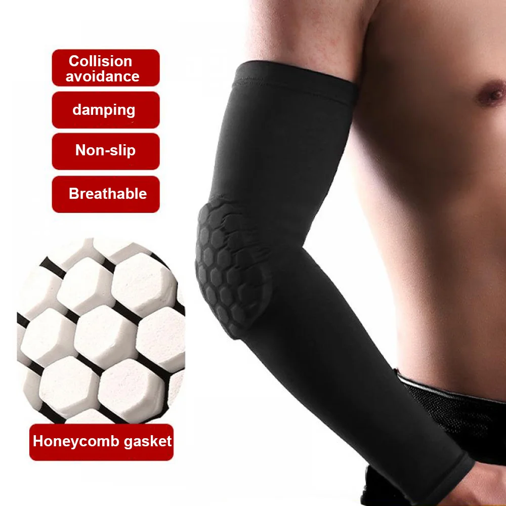 Elastic Sport Basketball Shooter Arms Sleeve Crashproof Elbow Support Pads Elbow
