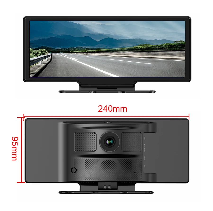 Anfilite 2K Car DVR 10.26 inch Dash Cam Dual Lens ADAS BSD Dashboard Video Recorder Parking Monitor Reverse Camera GPS Tracker full hd car dvr 1080p