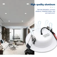 4Pcs LED Downlight 5W 9W 12W 15W 18W AC110V 220V DC12V 24V Recessed Ceiling Lamp Round Led Panel Down Lights Spotlight Lighting - Image 5