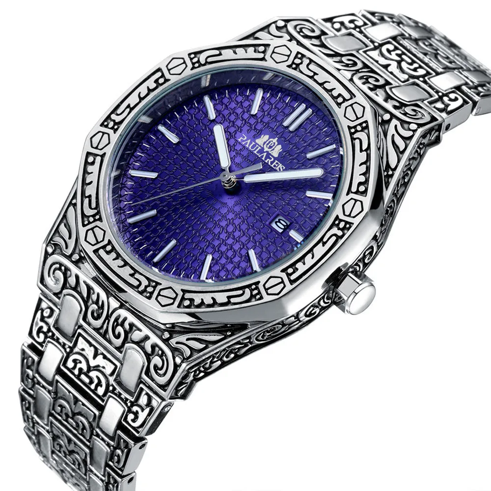 

2023 NEW Fashion Brand Quartz Watch Men's Vintage Watch Men's Leisure Business Waterproof Clock Relogio Masculino