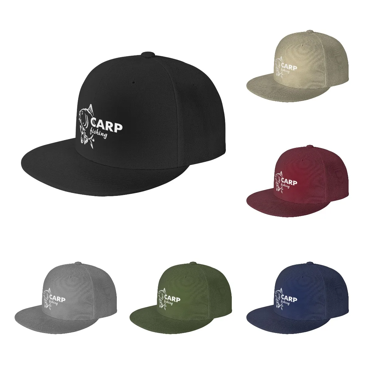 

Hiphop Baseball Cap Men Funny Fishinger Carp Fish Fisherman Sporter Fashion Caps Hats for Logo Asquette Homme Dad Hat Men Cap
