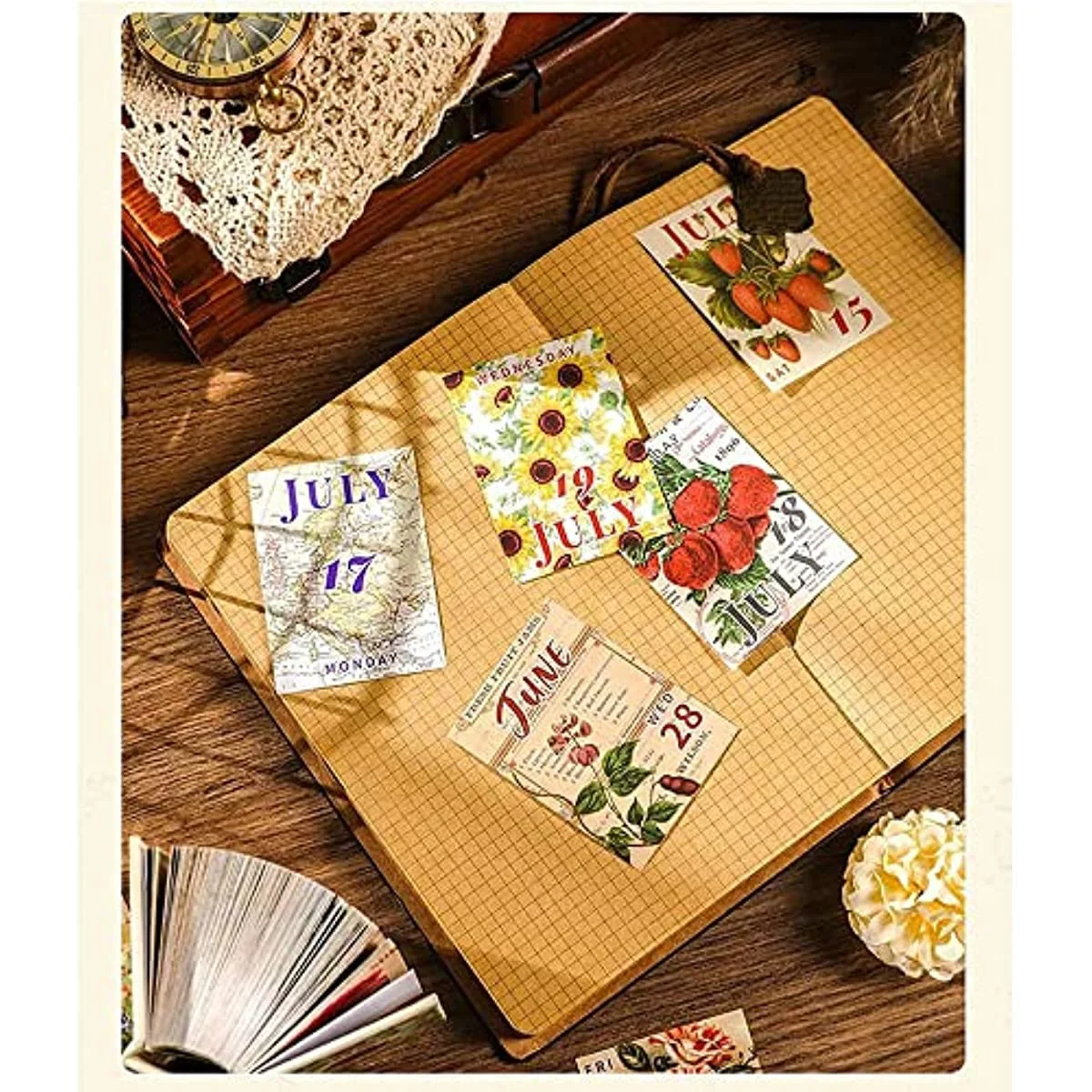 Mini Calendar 2023 Scrapbooking | Calendar 2023 365 Days | Gift Calendar  Cards - 2023 - Aliexpress