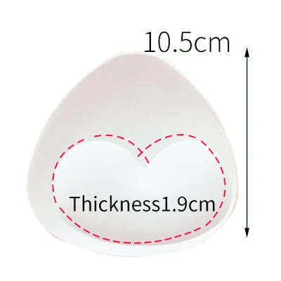 Sponge Bra Inserts for Enhanced Push-Up Effect - Women's Intimate Swimwear Pads