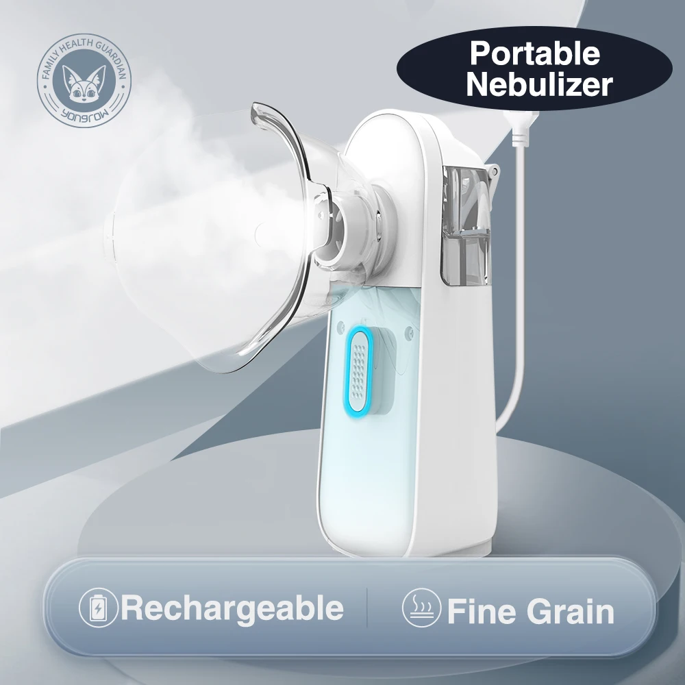 Yongrow N1 Rechargeable medical nebulizer Portable Nebulizer Inhaler for Kids Adult
