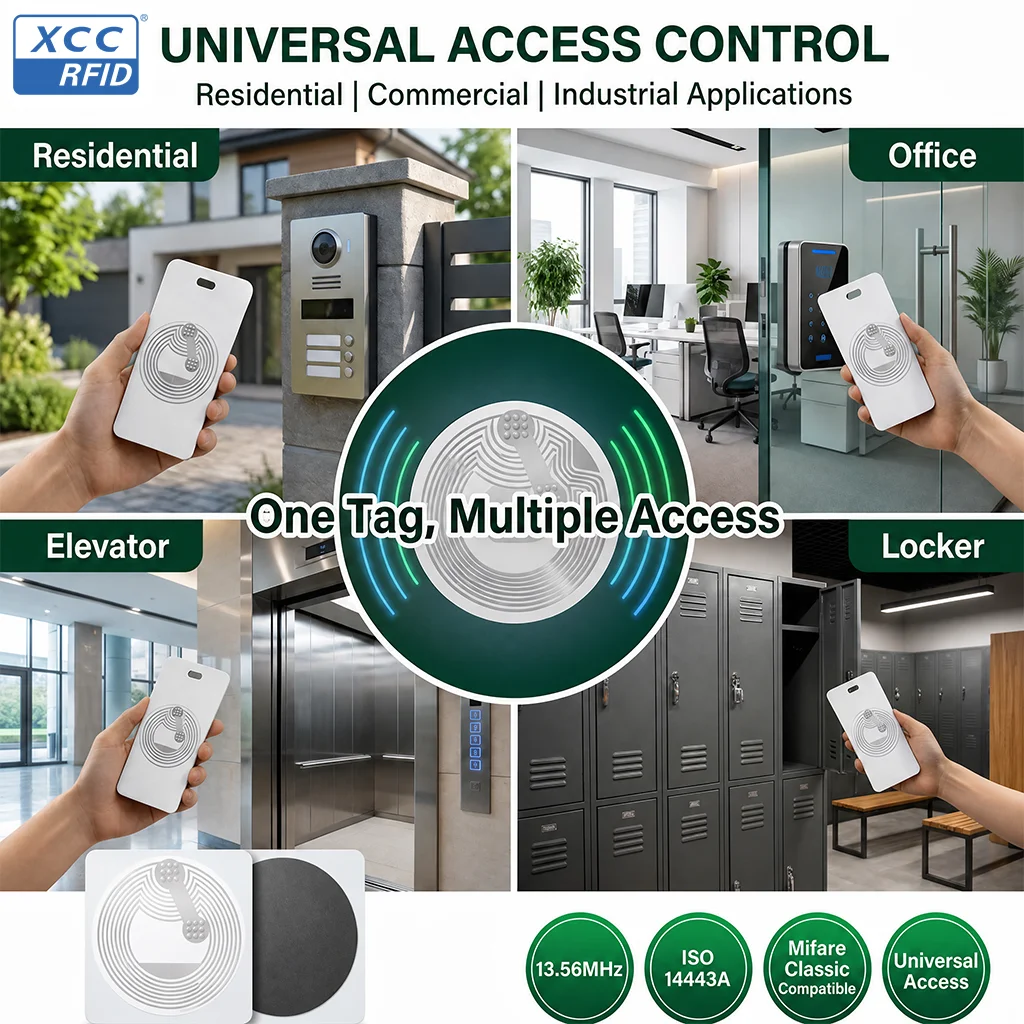 CUID 매직 카드 안티메탈 25mm RFID 스티커 변경 가능 Block0 UID 1K 13.56MHz M1 액세스 제어 복제용 재기록 가능 태그