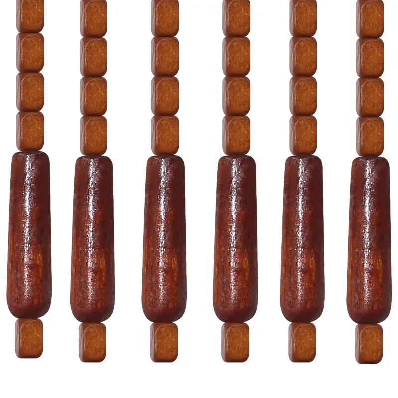 Wooden Beads Curtain 90x195cm 31-60 Line Handmade Wooden Blinds Fly Screen String Curtains Valance Divider For Porch Room Window room divider screen,desk partition screen,wooden blinds