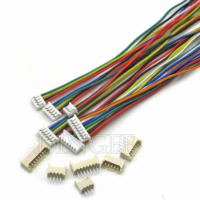 5 комплектов JST XH2.54 XH ZH PH 1,25 мм 1,5 мм 2,0 мм 2,54 мм Разъем для проводов 2 3 4 5 6 7 8 9 10 12 PIN штекер и гнездо 4