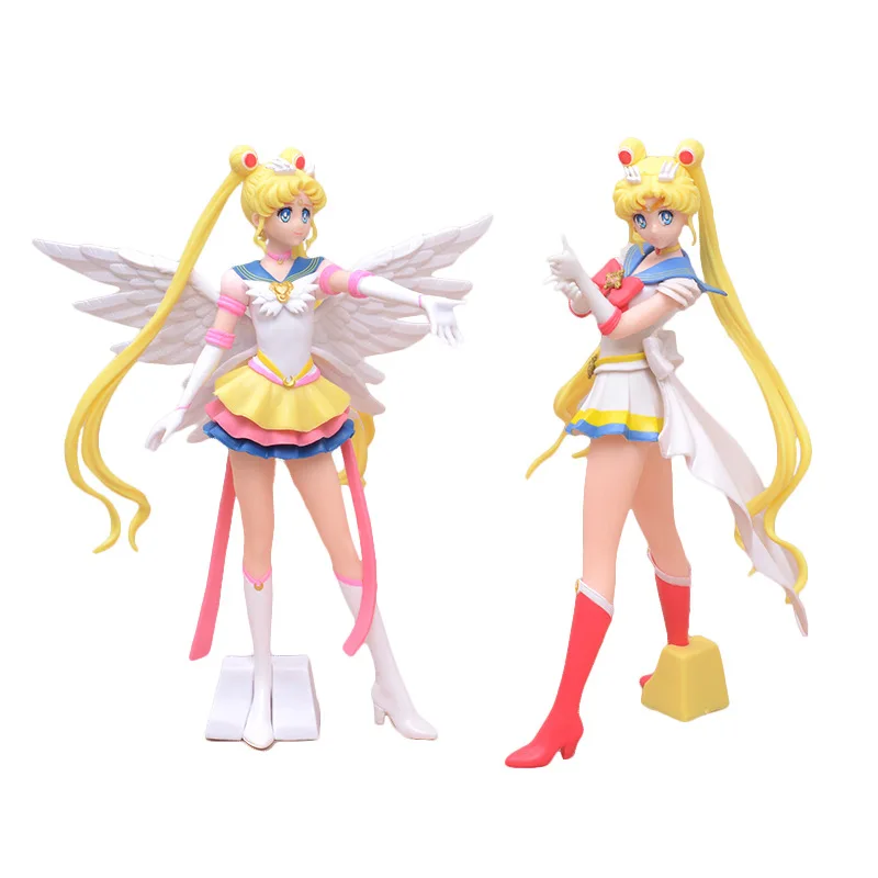 Anime Sailor Moon Tsukino Tsukino Usagi Figur Modell Spielzeug Kuchen Dekor Neu 