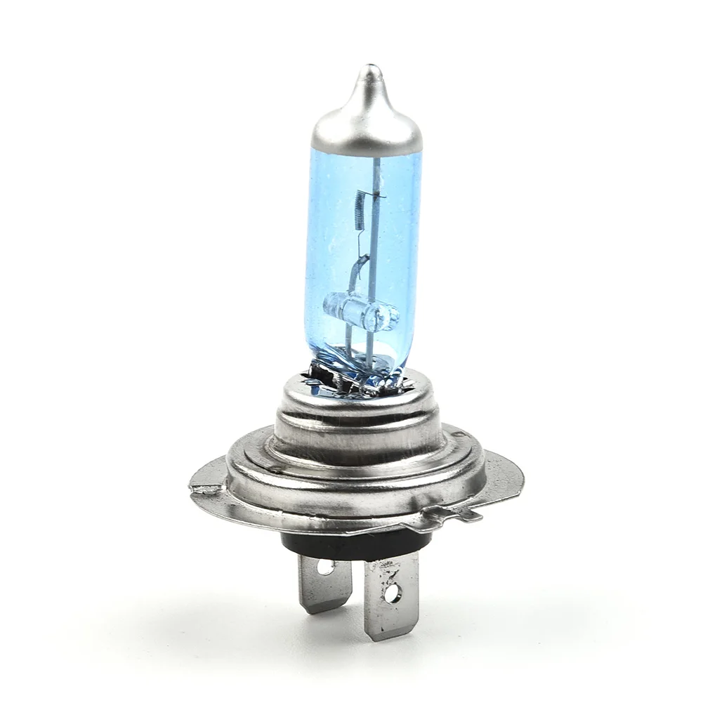 

10pcs H7 55W Ultra-white Light Blue Bulbs Auto Halogen Lamp Cars Headlight Bulbs 12V 6000K 1500LM For Auto Driving Lights Bulb